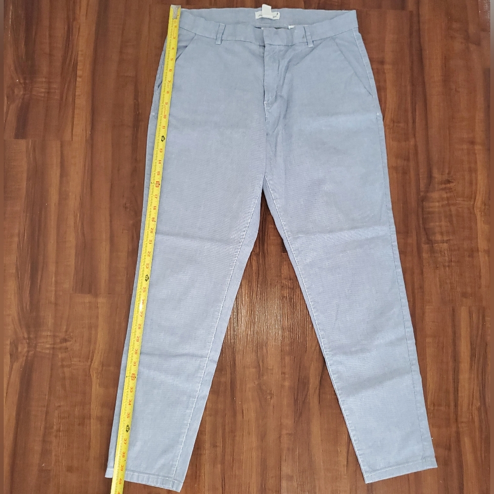 Loog White/Blue striped women's pants. - Picture 2 of 8